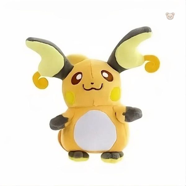 Peluche jaune Raichu, idéale pour les fans de Pokémon