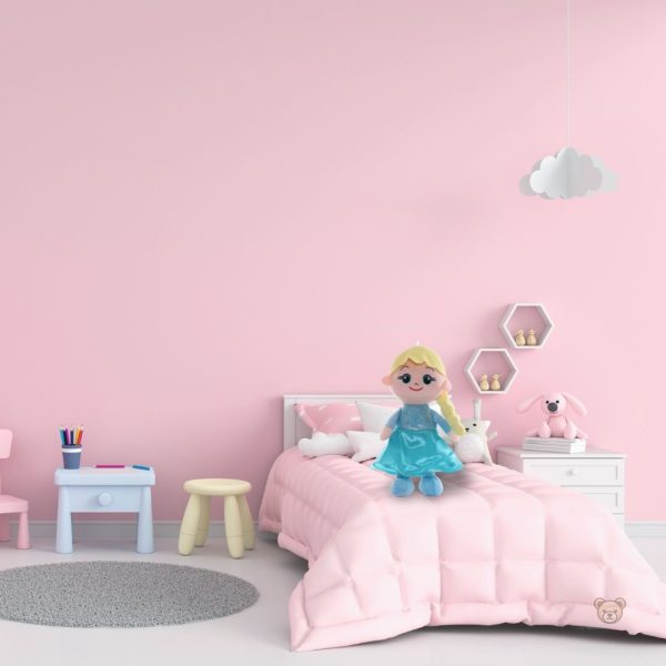 Peluche féerique pour enfants, thème hiver et magie