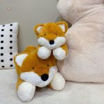 Peluche renard à fourrure douce et mignonne