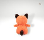 Peluche renard avec un charmant nœud papillon pour câlins
