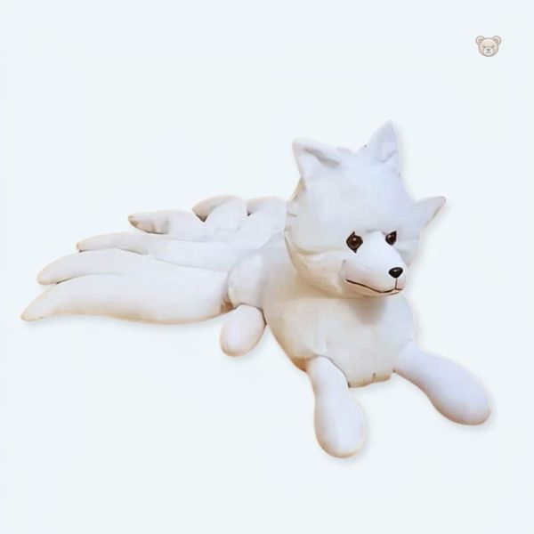 peluche-renard-blanc-doux-calin-hiver-enfant-nordique-1 Peluche renard blanc doux câlin pour enfants