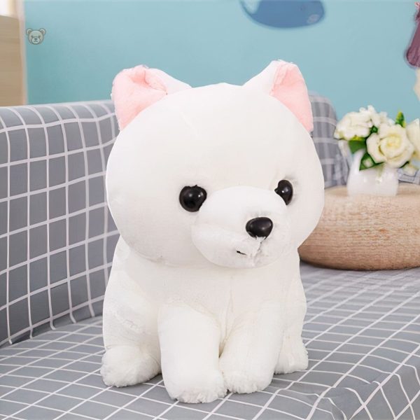 Peluche renard Kawaii en peluche douce, idéale pour les câlins