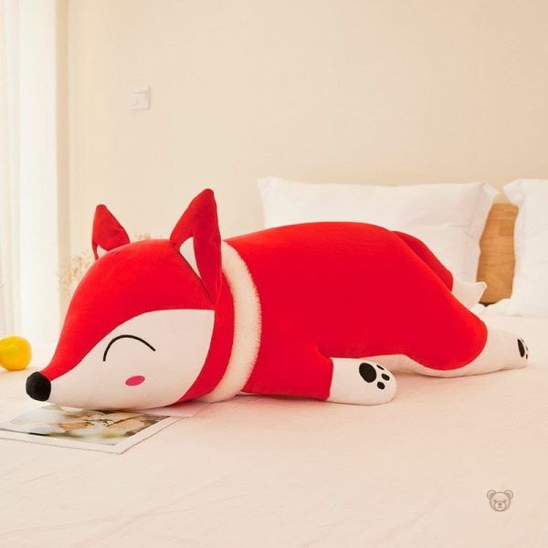 peluche-renard-calme-et-endormi-1 Peluche renard calme et endormi