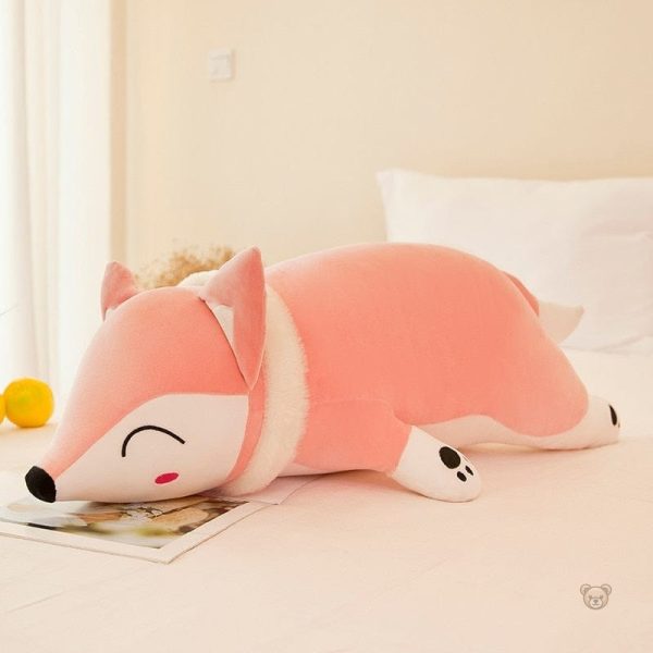 Peluche renard douce et apaisante