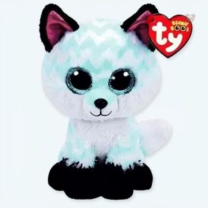 Peluche renard doux pour enfants, thème cosmique et rêveur