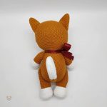 Peluche renard, accessoire douillet pour la chambre d'enfant