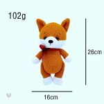 Jouet en crochet, renard câlin idéal pour les moments de tendresse