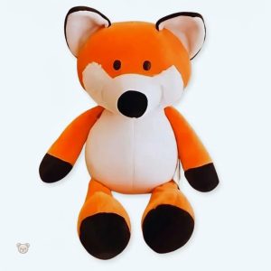 Peluche renard doux pour câlins chaleureux en automne