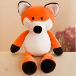Peluche douce en forme de renard, compagnon réconfortant pour les petits