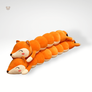Peluche renard géant, douce et câline pour les enfants