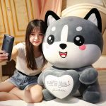 Peluche câline renard, idéale pour les soirées d'hiver