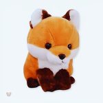 Peluche renard marron douce et adorable pour enfants