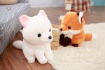 Peluche renard mignon à tête grosse