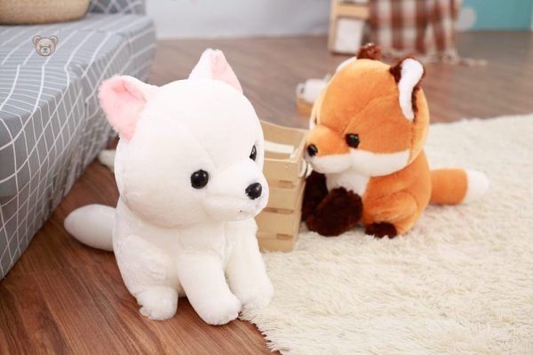 peluche-renard-mignon-a-la-grosse-tete-1 Peluche renard mignon à tête grosse
