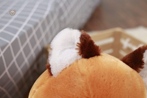 Renard en peluche au design amusant