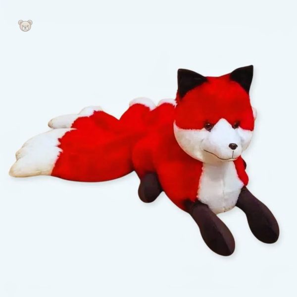 peluche-renard-rouge-calin-doux-enfant-automne-chaleureux-1 Peluche renard rouge douce idéale pour câlins d'enfants