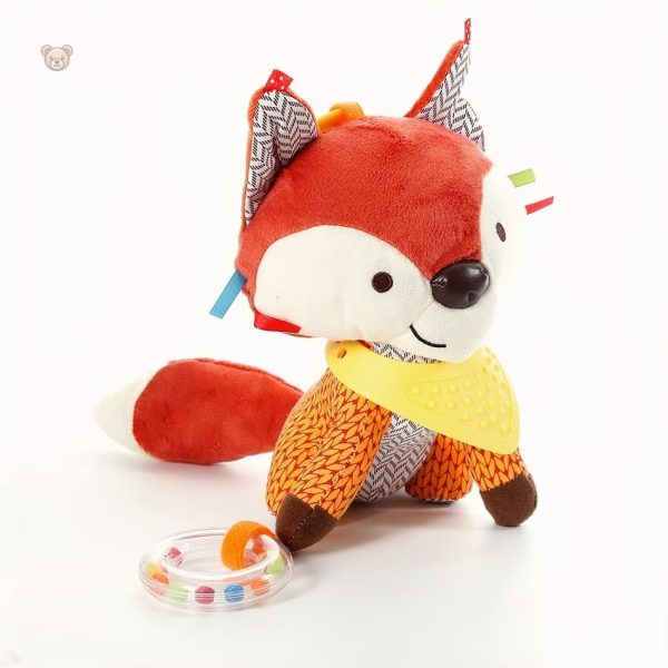 Doudou renard doux, idéal pour la déco d'une chambre enfant