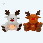 Peluche renne de Noël douce veilleuse musicale