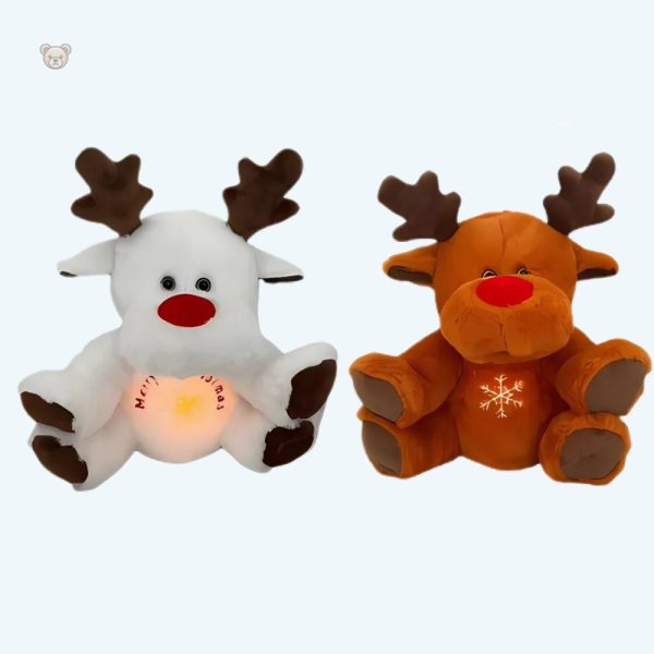peluche-renne-de-noel-douce-veilleuse-musicale-nuit-magique-1 Peluche renne de Noël douce veilleuse musicale