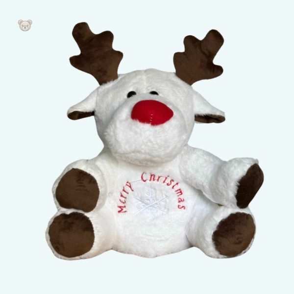 Peluche musicale douce, parfaite pour Noël et veilleuse