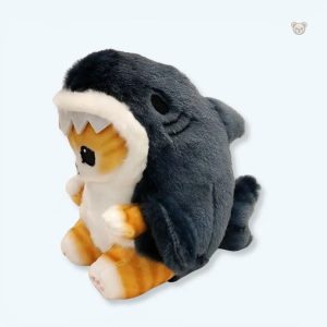 Peluche requin chaton douce et mignonne pour câlins