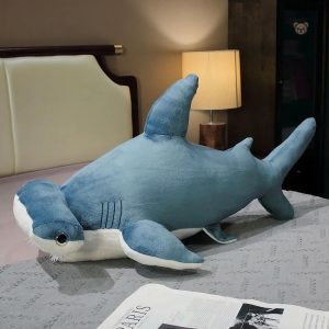 Requin marteau géant en peluche, doux et câlin