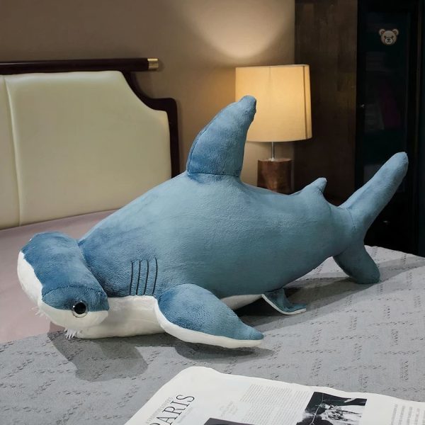 Requin marteau géant en peluche, doux et câlin