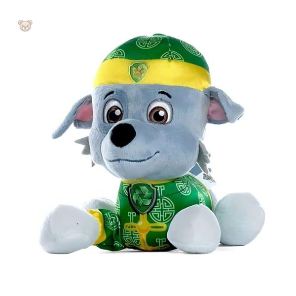 Chiot Rocky en peluche, idéal pour les fans de jeux vidéo