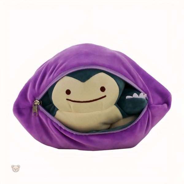 Détente assurée avec la peluche Ronflex réversible