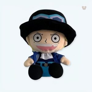 Peluche Sabo One Piece en velours doux, cadeau manga idéal