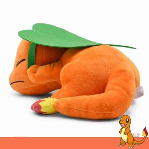Peluche douce Salamèche endormie pour le réconfort