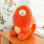 Peluche Salamèche Pokémon rigolote et colorée