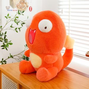 Peluche Salamèche Pokémon rigolote et colorée