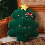 Peluche festive sapin de Noël multicolore