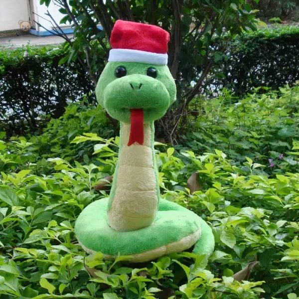Peluche hiver serpent, douce et réconfortante pour les petits