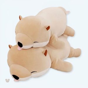 Peluche Shiba inu beige douce et câline
