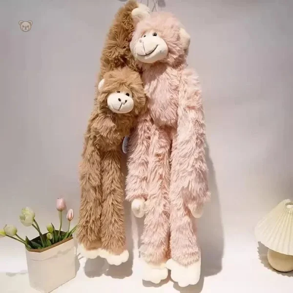 Peluche singe câlin pour les moments tendres