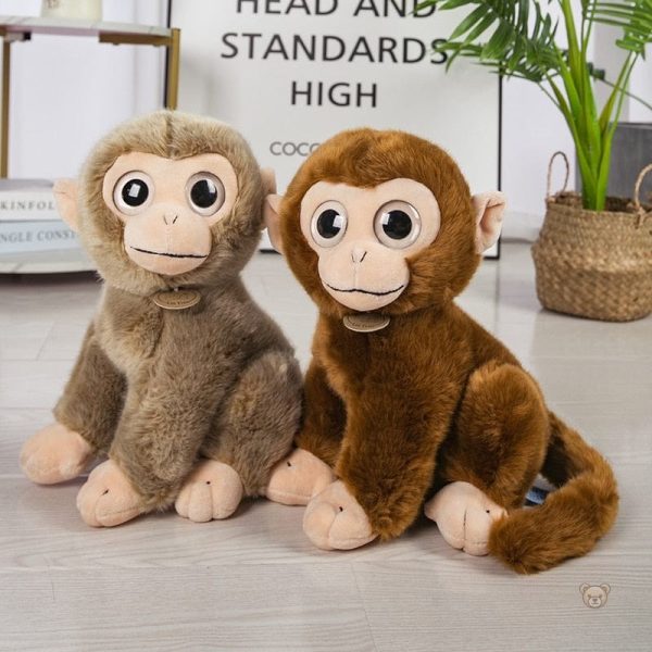Peluche singe idéale pour les câlins et le jeu