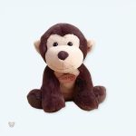 Peluche singe doux en coton pour câlins d'enfants