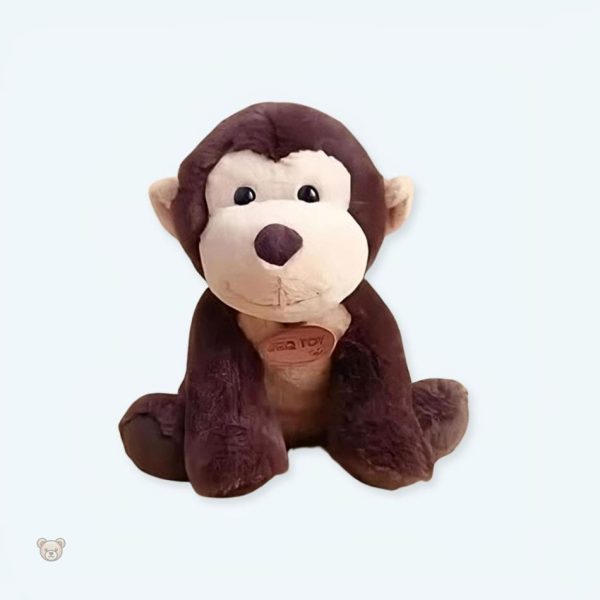 peluche-singe-doux-calin-enfant-jungle-coton-1 Peluche singe doux en coton pour câlins d'enfants