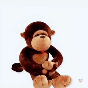 Peluche singe doux pour enfants, câlin et amusant