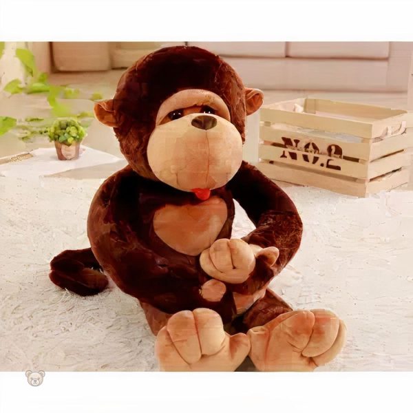 Singe en peluche câlin, compagnon idéal pour les petits