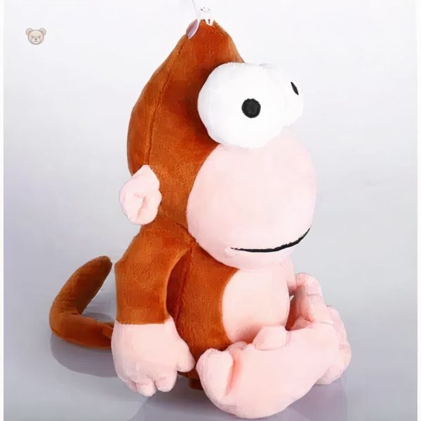 Câlin de peluche singe, compagnon amusant pour les petits