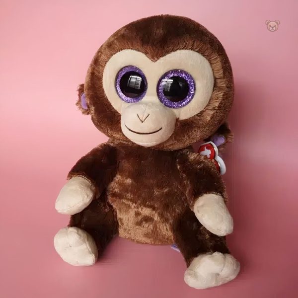 Peluche amusante en forme de singe, parfaite pour jouer et câliner