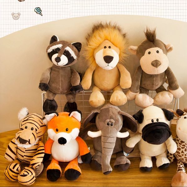 Peluche câlin jungle pour enfants, douce et réconfortante