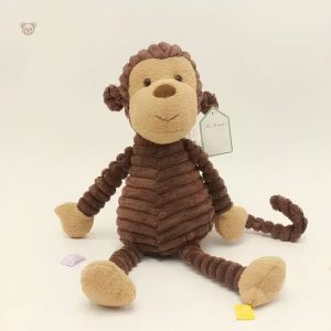 Doux singe en peluche, compagnon câlin pour les tout-petits