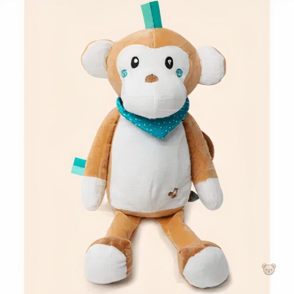 Singe câlin musical, compagnon réconfortant pour enfants
