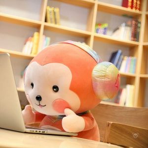 Jouet en peluche singe, idéal pour les tout-petits
