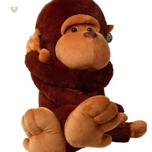 Peluche singe douce, idéale pour câlins et jeux