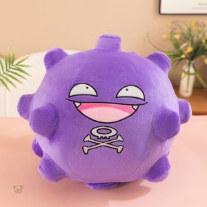 Peluche mauve Smogogo, personnage Pokémon amusant